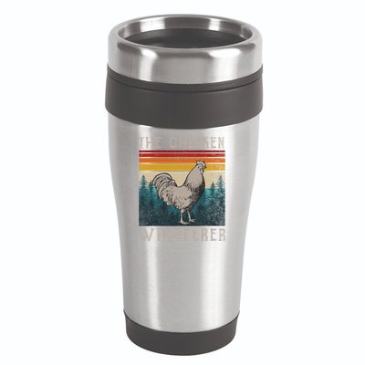 The Chicken Whisperer Funny Chicken Lover Farming 16oz Travel Tumbler
