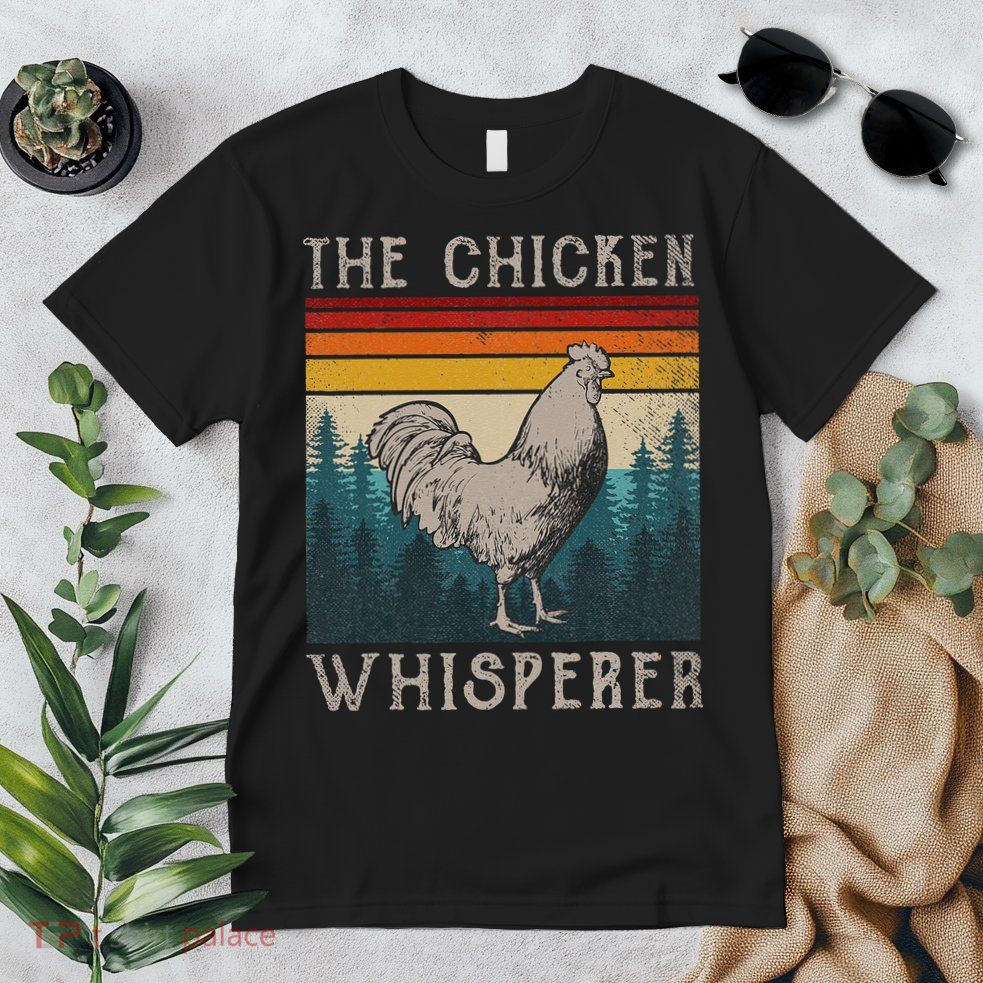 The Chicken Whisperer Funny Chicken Lover Farming Premium T-Shirt