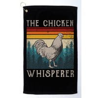 The Chicken Whisperer Funny Chicken Lover Farming Golf Towel