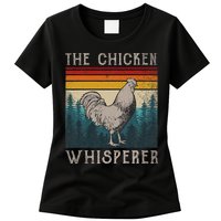 The Chicken Whisperer Funny Chicken Lover Farming Womens T-Shirt