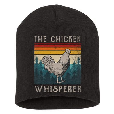 The Chicken Whisperer Funny Chicken Lover Farming Short Acrylic Beanie