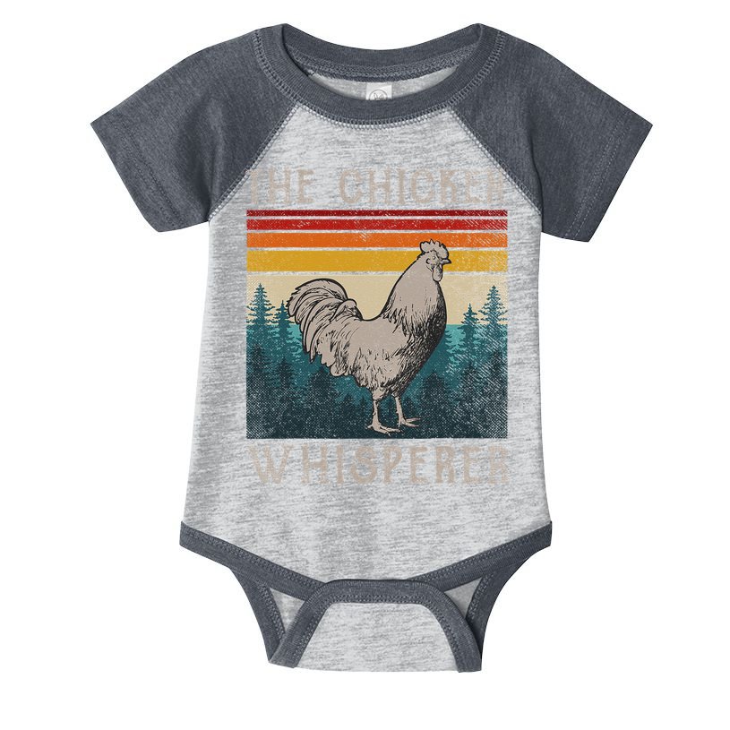 The Chicken Whisperer Funny Chicken Lover Farming Infant Baby Jersey Bodysuit
