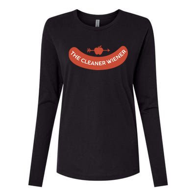 The Cleaner Wiener Womens Cotton Relaxed Long Sleeve T-Shirt