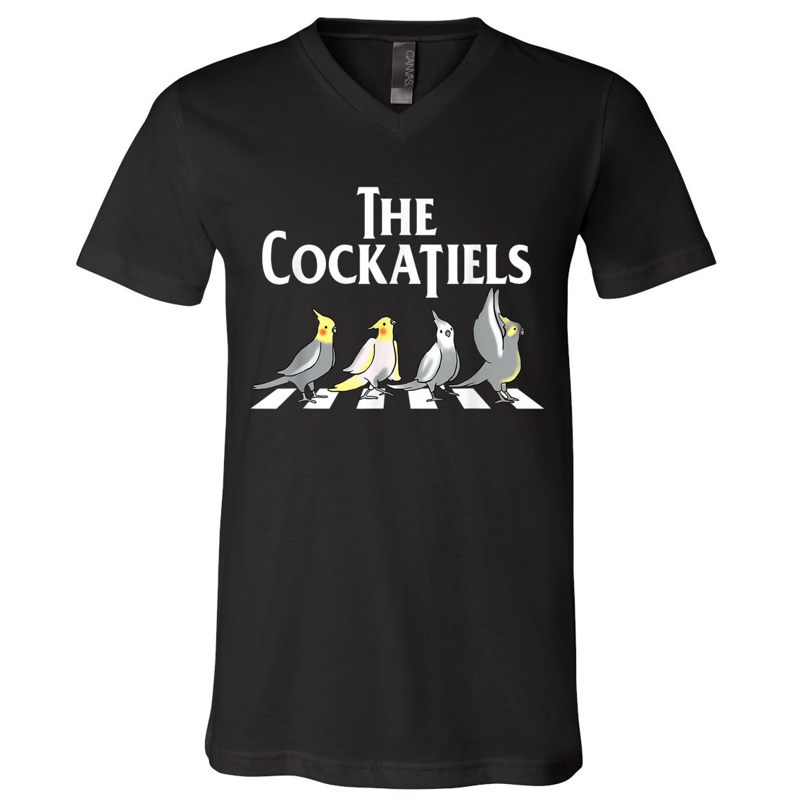 The Cockatiels Weiro Bird Quarrion Parrot Lover V-Neck T-Shirt