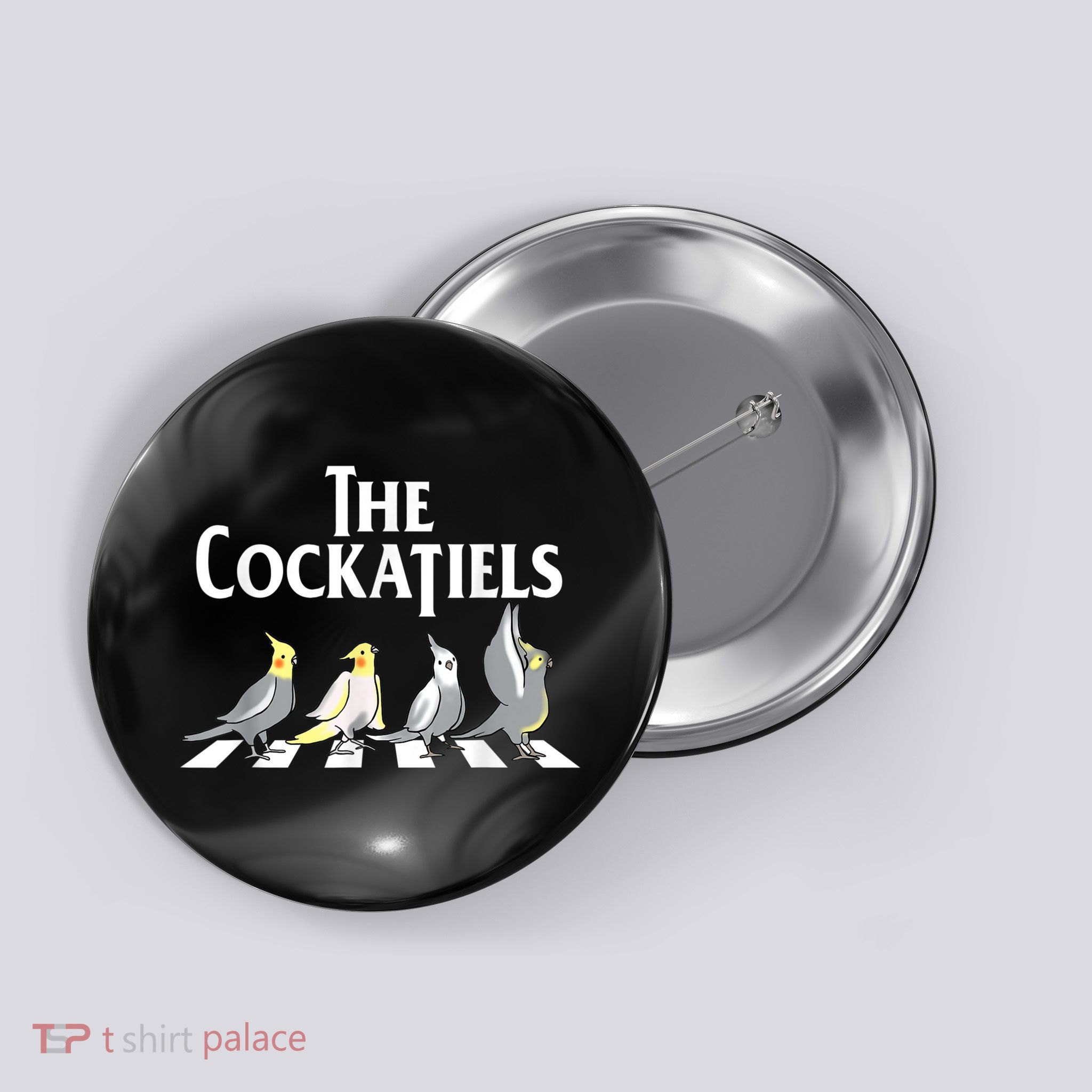 The Cockatiels Weiro Bird Quarrion Parrot Lover Button