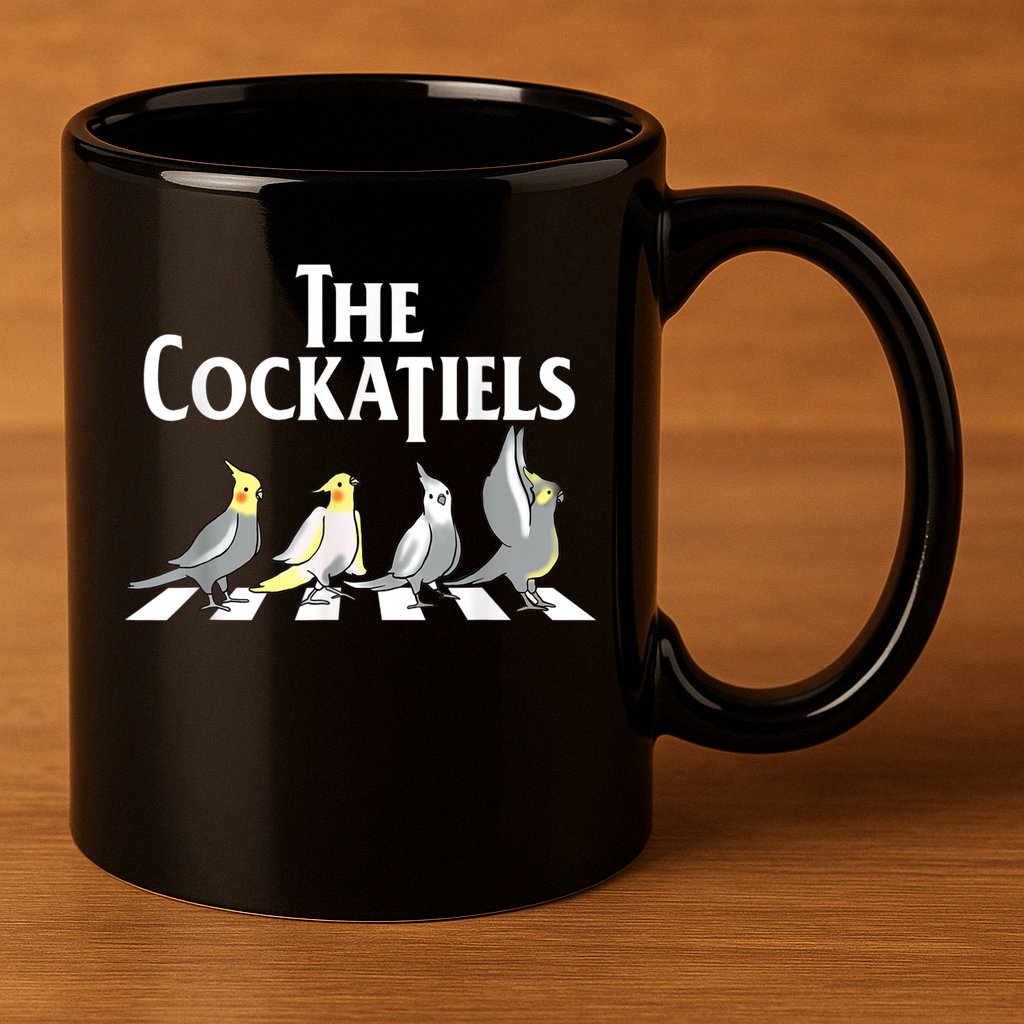 The Cockatiels Weiro Bird Quarrion Parrot Lover 11oz C Handle Ceramic Mug