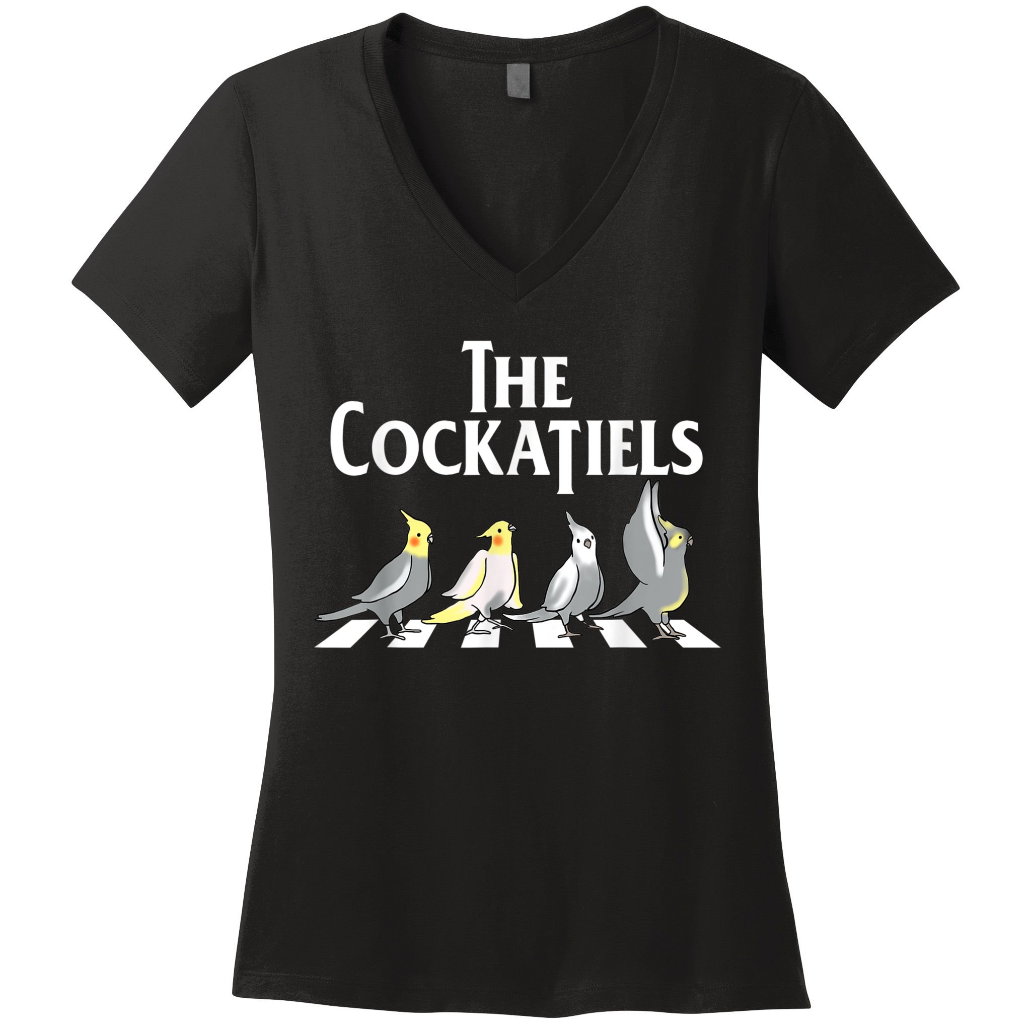 The Cockatiels Weiro Bird Quarrion Parrot Lover Women's V-Neck T-Shirt