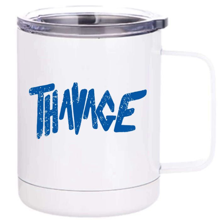 Thavage Classic Workout Outfit 12 oz Stainless Steel Tumbler Cup