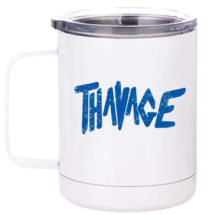 Thavage Classic Workout Outfit 12 oz Stainless Steel Tumbler Cup