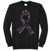 Testicular Cancer Warrior Orchid Ribbon Awareness Gift Sweatshirt