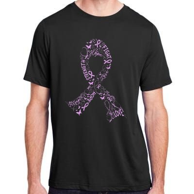 Testicular Cancer Warrior Orchid Ribbon Awareness Gift Adult ChromaSoft Performance T-Shirt