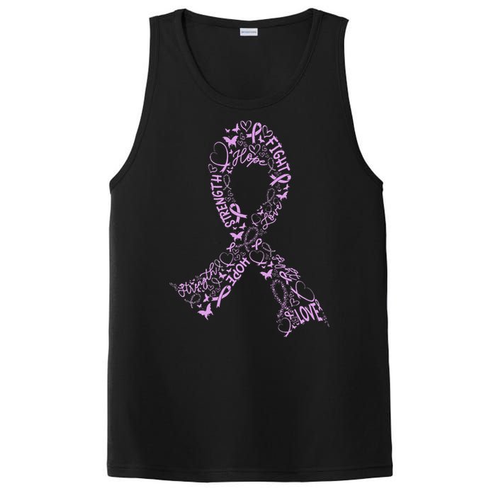 Testicular Cancer Warrior Orchid Ribbon Awareness Gift PosiCharge Competitor Tank