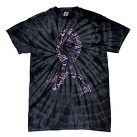 Testicular Cancer Warrior Orchid Ribbon Awareness Gift Tie-Dye T-Shirt