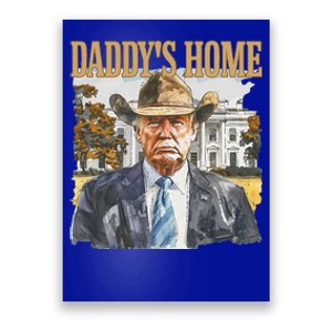 Trump Cowboy Western DaddyS Home Maga Take America Back Poster