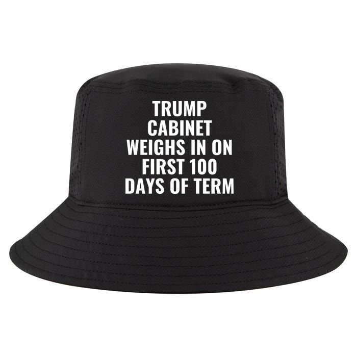 Trump Cabinet Weighs In On First 100 Days Of Term Cool Comfort Performance Bucket Hat