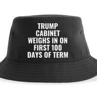 Trump Cabinet Weighs In On First 100 Days Of Term Sustainable Bucket Hat