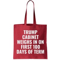 Trump Cabinet Weighs In On First 100 Days Of Term Bag