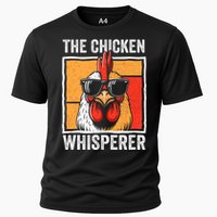 The Chicken Whisperer Farmer Animal Farm Cooling Performance Crew T-Shirt