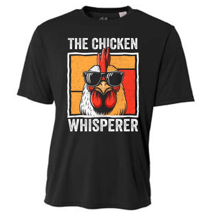 The Chicken Whisperer Farmer Animal Farm Cooling Performance Crew T-Shirt