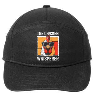 The Chicken Whisperer Farmer Animal Farm 7-Panel Snapback Hat