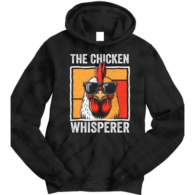 The Chicken Whisperer Farmer Animal Farm Tie Dye Hoodie