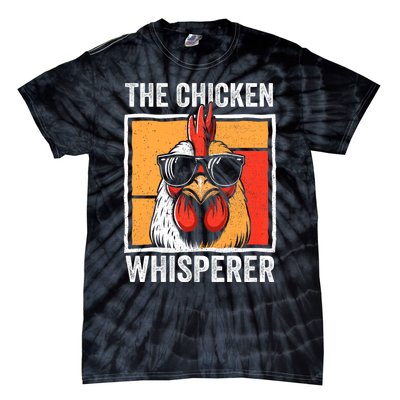 The Chicken Whisperer Farmer Animal Farm Tie-Dye T-Shirt