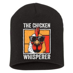 The Chicken Whisperer Farmer Animal Farm Short Acrylic Beanie