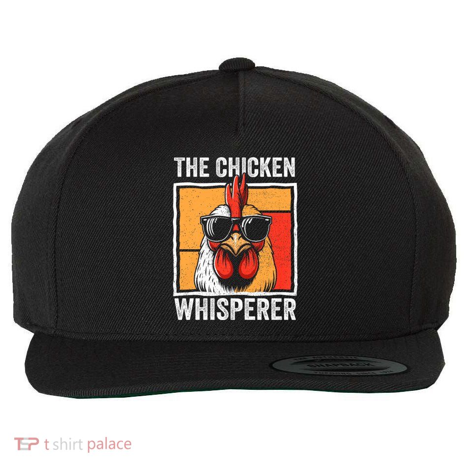 The Chicken Whisperer Farmer Animal Farm Wool Snapback Cap