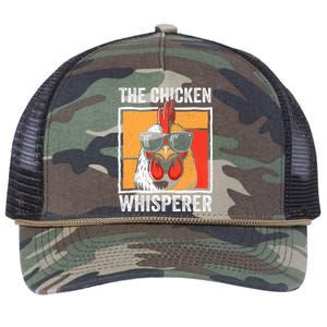 The Chicken Whisperer Farmer Animal Farm Retro Rope Trucker Hat Cap