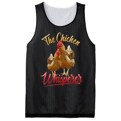 The Chicken Whisperer Funny Chicken Lover Farming Mesh Reversible Basketball Jersey Tank