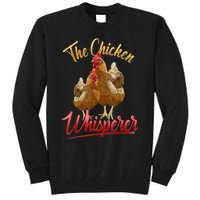 The Chicken Whisperer Funny Chicken Lover Farming Tall Sweatshirt