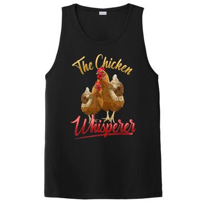 The Chicken Whisperer Funny Chicken Lover Farming PosiCharge Competitor Tank