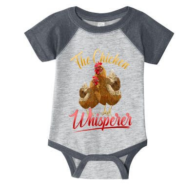 The Chicken Whisperer Funny Chicken Lover Farming Infant Baby Jersey Bodysuit