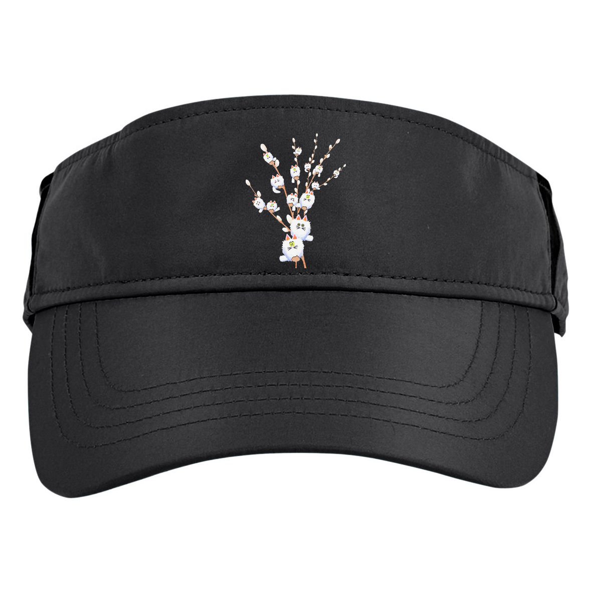 Tree Cat Willow Buds Flowers Tree Adult Drive Performance Visor