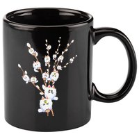 Tree Cat Willow Buds Flowers Tree 11oz C Handle Ceramic Mug