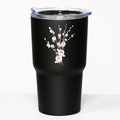 Tree Cat Willow Buds Flowers Tree Tumbler