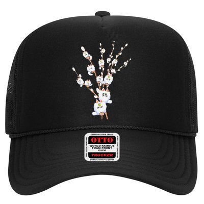 Tree Cat Willow Buds Flowers Tree Hat