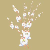 Tree Cat Willow Buds Flowers Tree Performance Shirt