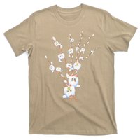 Tree Cat Willow Buds Flowers Tree T-Shirt