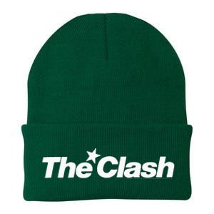 The C.L.A.S.H White Star Logo Knit Cap Winter Beanie