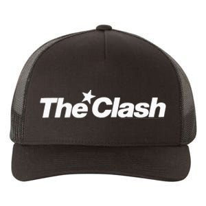 The C.L.A.S.H White Star Logo Yupoong Adult 5-Panel Trucker Hat