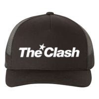 The C.L.A.S.H White Star Logo Yupoong Adult 5-Panel Trucker Hat