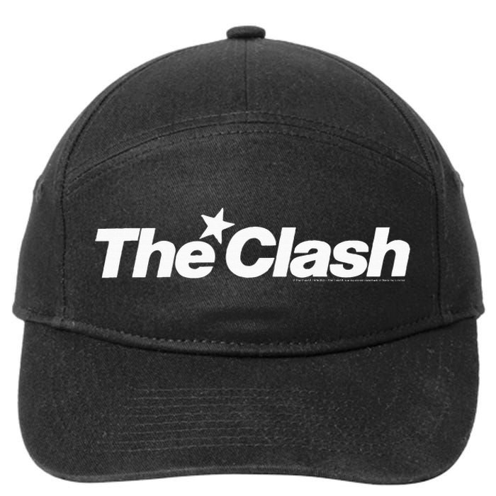 The C.L.A.S.H White Star Logo 7-Panel Snapback Hat