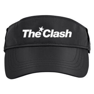 The C.L.A.S.H White Star Logo Adult Drive Performance Visor