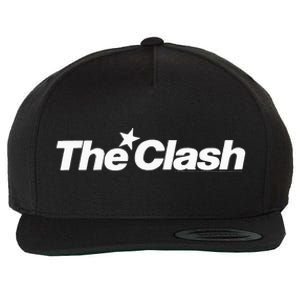 The C.L.A.S.H White Star Logo Wool Snapback Cap