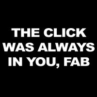 The Click Was Always In You Fab Drawstring Bag