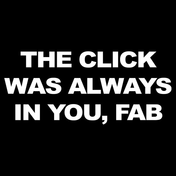 The Click Was Always In You Fab Drawstring Bag