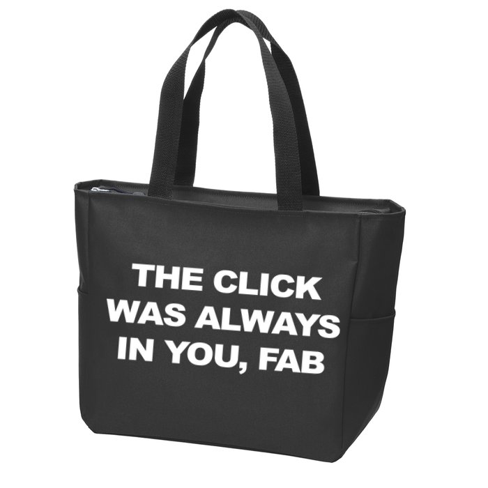 The Click Was Always In You Fab Zip Tote Bag
