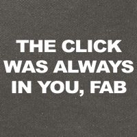 The Click Was Always In You Fab Cotton Canvas Backpack