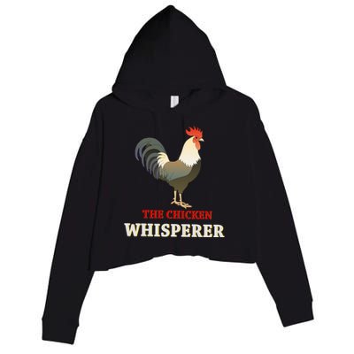 The Chicken Whisperer Funny Crop Fleece Hoodie